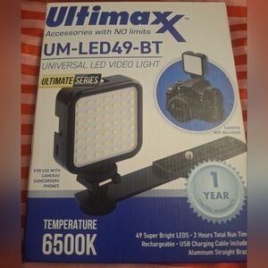 NIB Universal LED Video Light